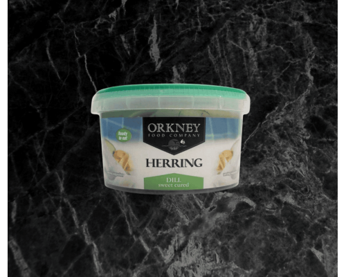 Orkney food company Sweet Cured Herring in dill 280g